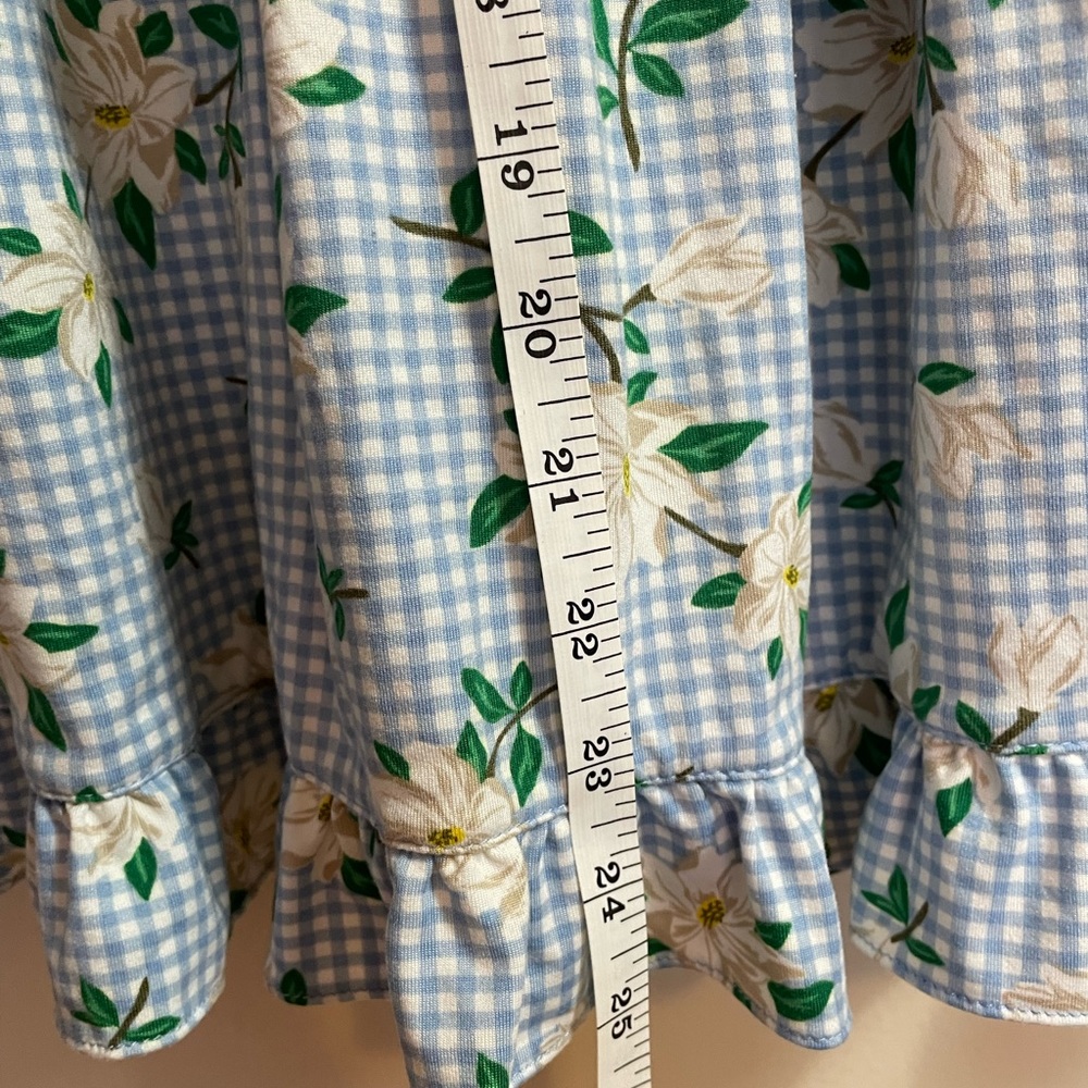 Draper James Gingham and Magnolia baby doll very soft pajama top, size large - Picture 8 of 8